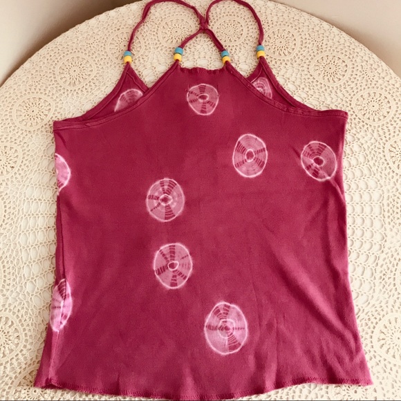Chipie Girls Bright Pink Graphic Tank Top Size 12 - Picture 3 of 6